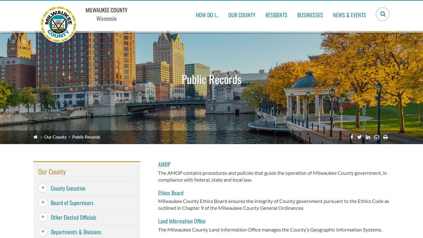 County of Milwaukee | Milwaukee County | Public Records